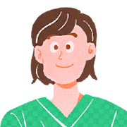 超音波検査士のイラスト